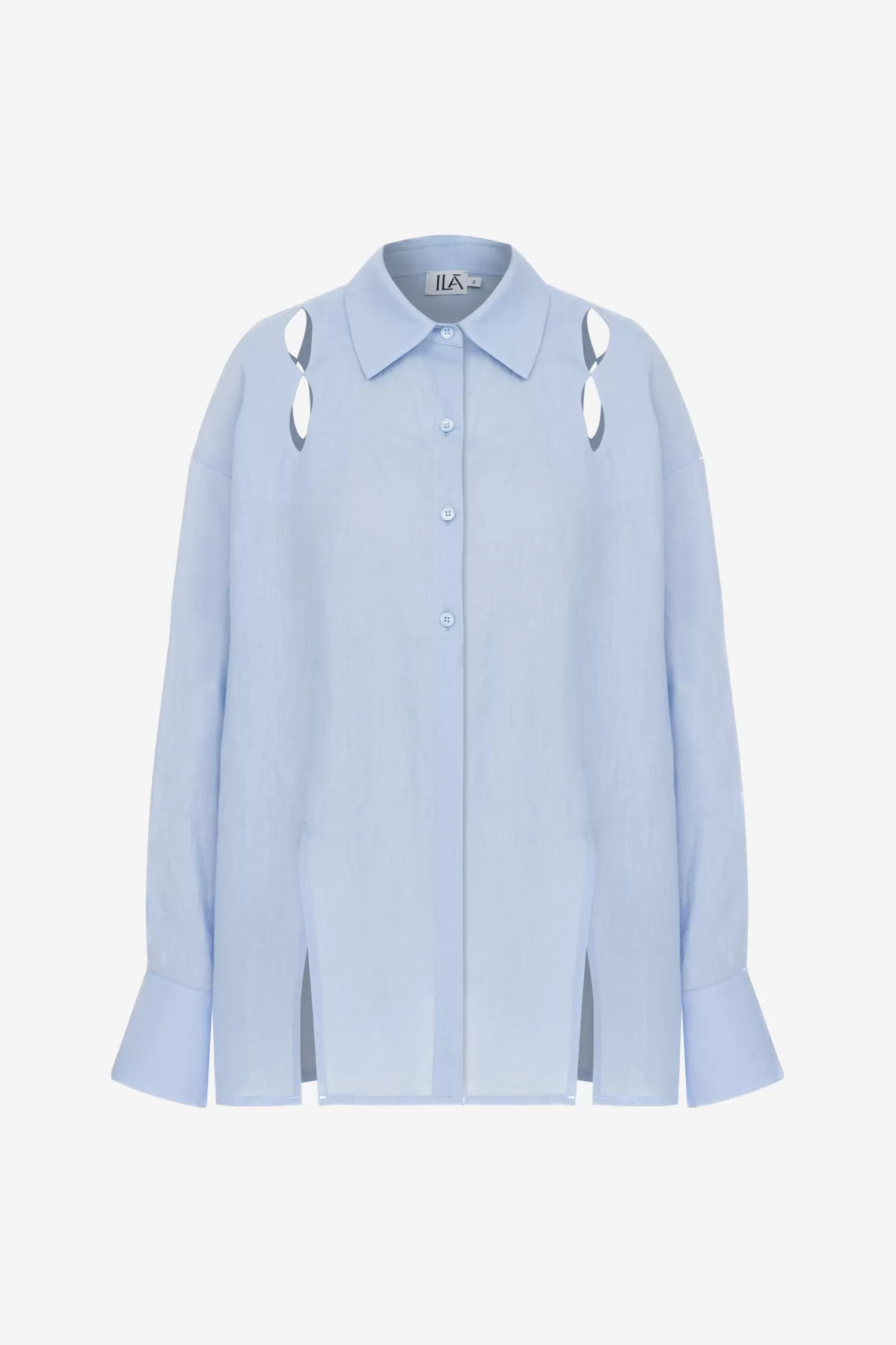 Shop Alda - Linen Shirt With Cut Out Details Linen | Spring/summer 24