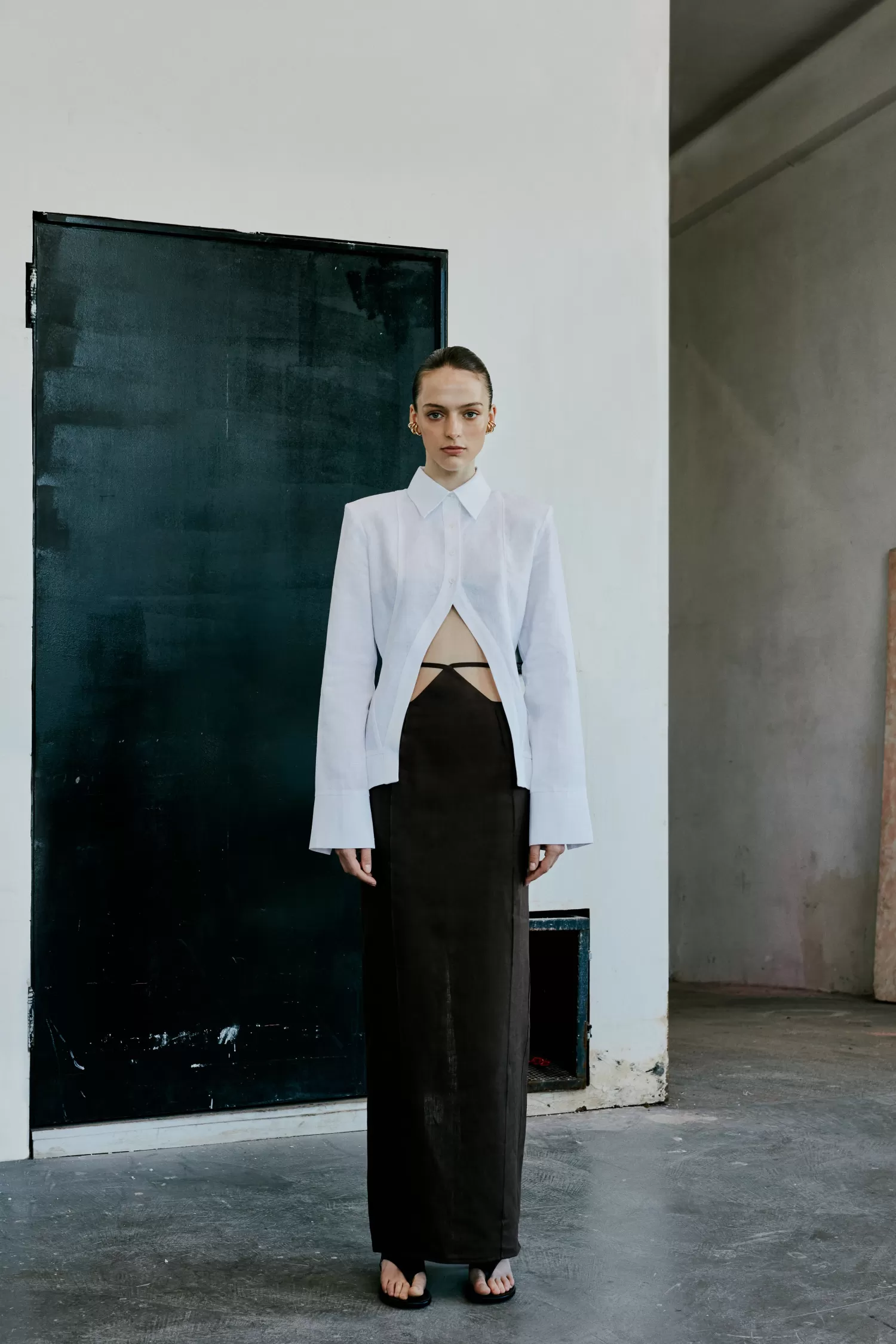 Hot Jessie - Piping Detailed Linen Shirt Linen | Spring/summer 24
