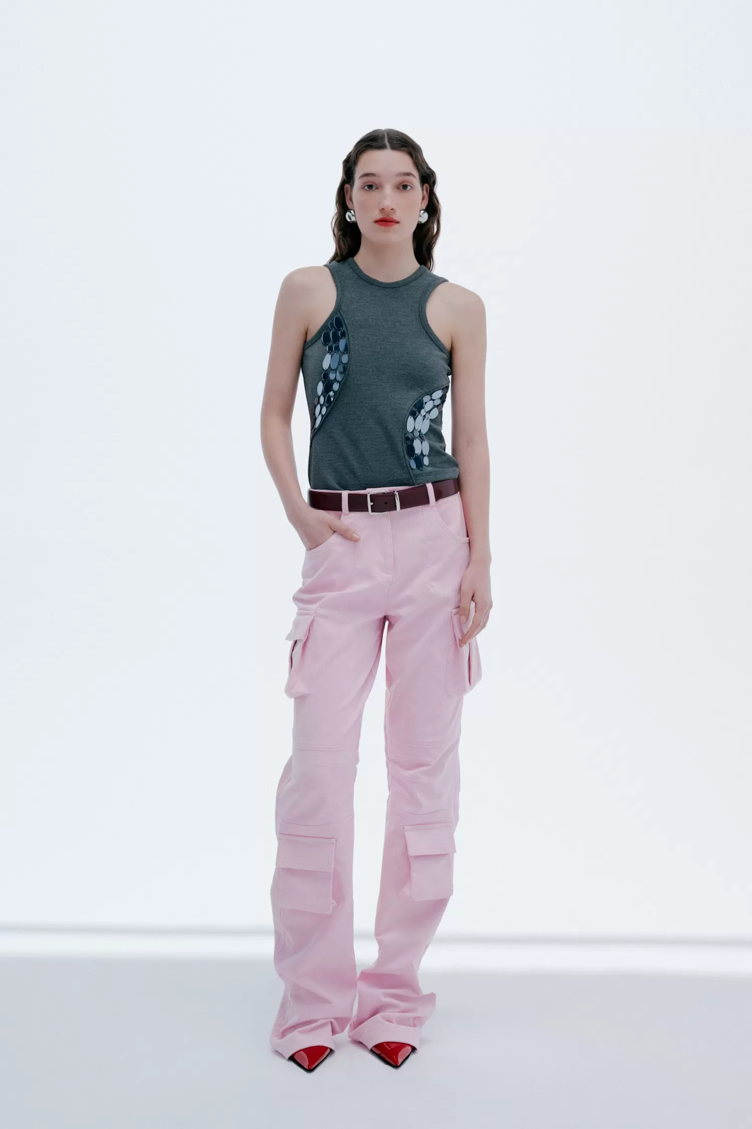 Fashion Kimberley - Velvet Cargo Trousers Fall/winter '25 | Shop By Look