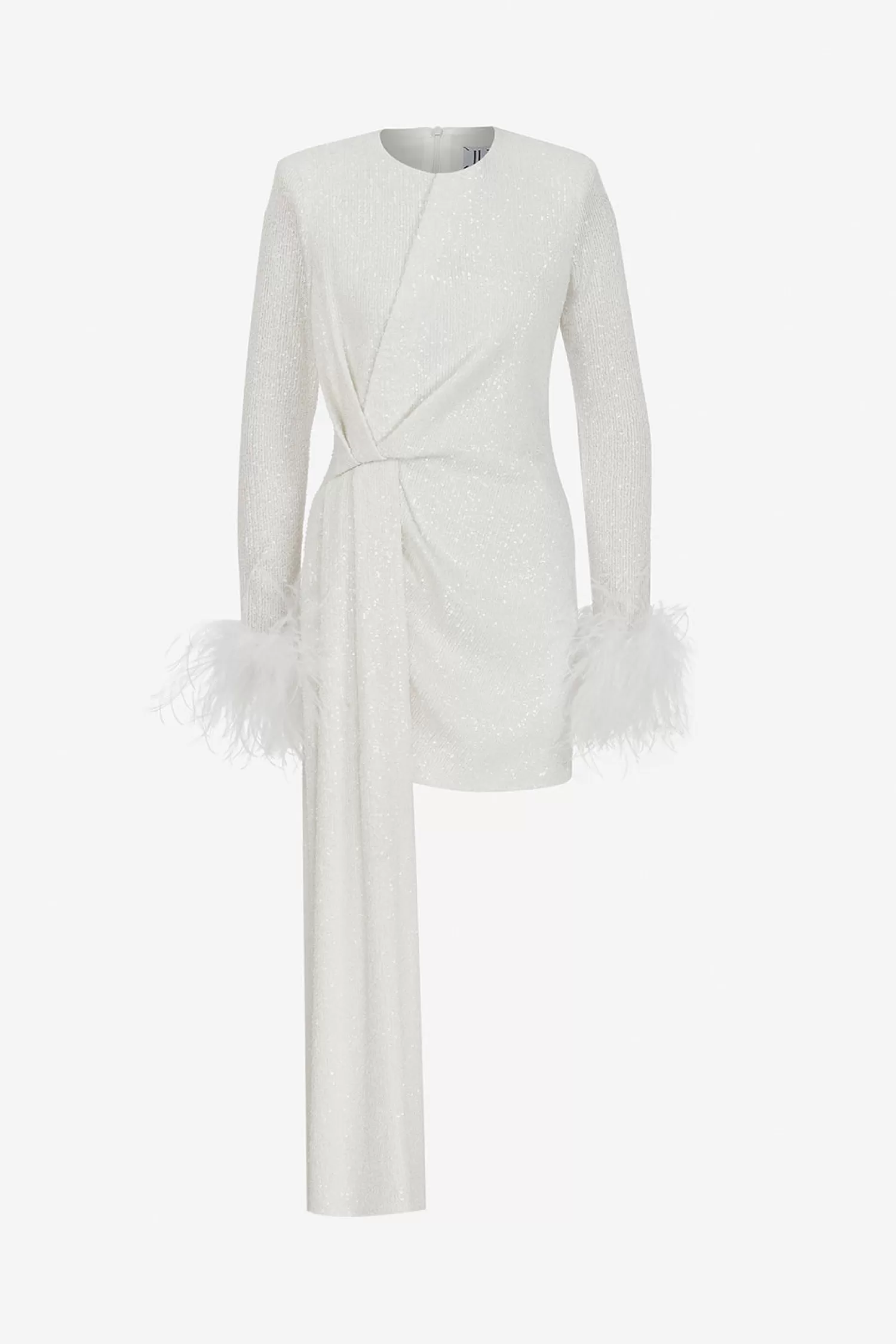 Best Lulu - Mini Sequin Dress With Feathers Bridal | Dresses