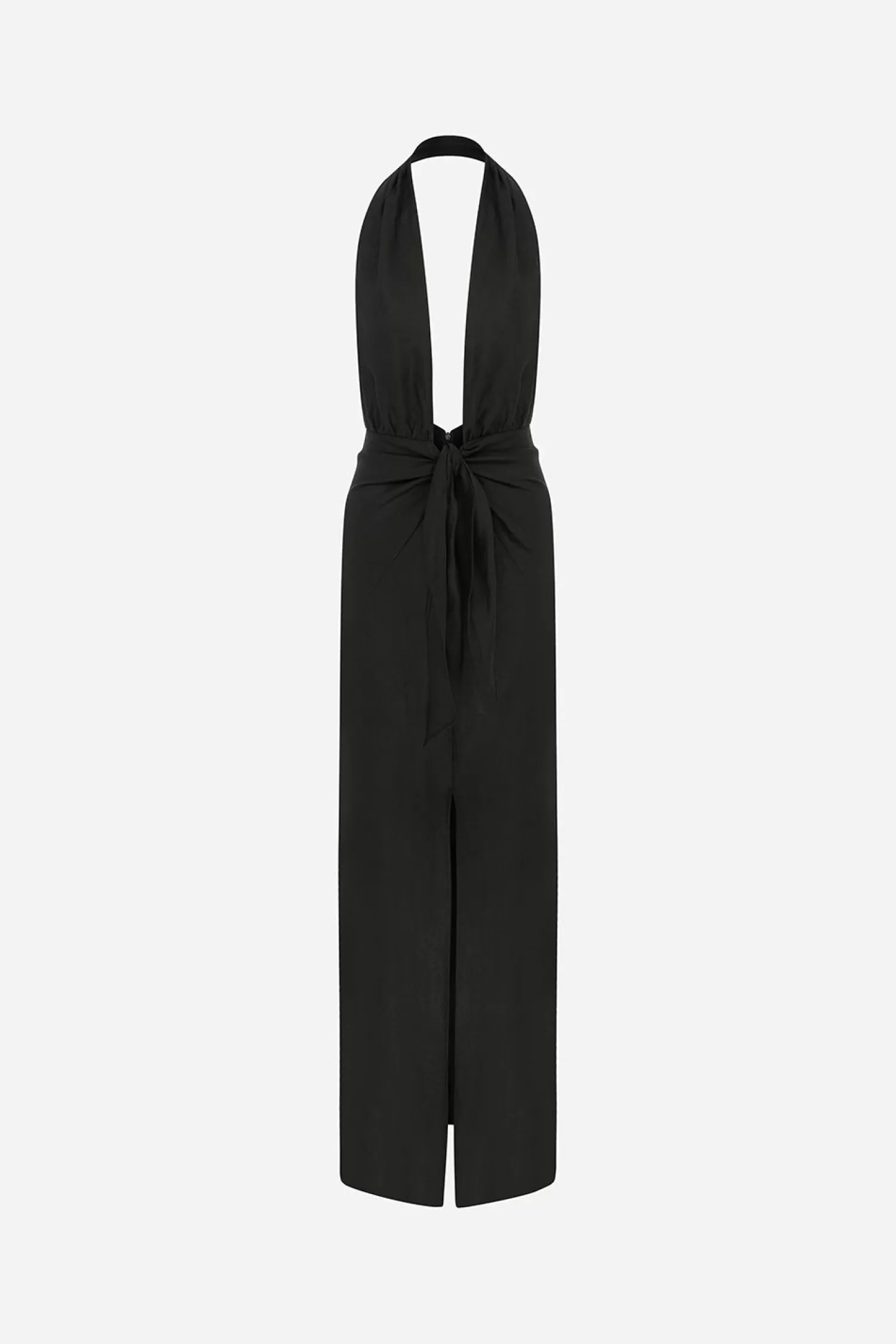 New Simi - V Neck Linen Dress With Knot Detail Linen | Spring/summer 24